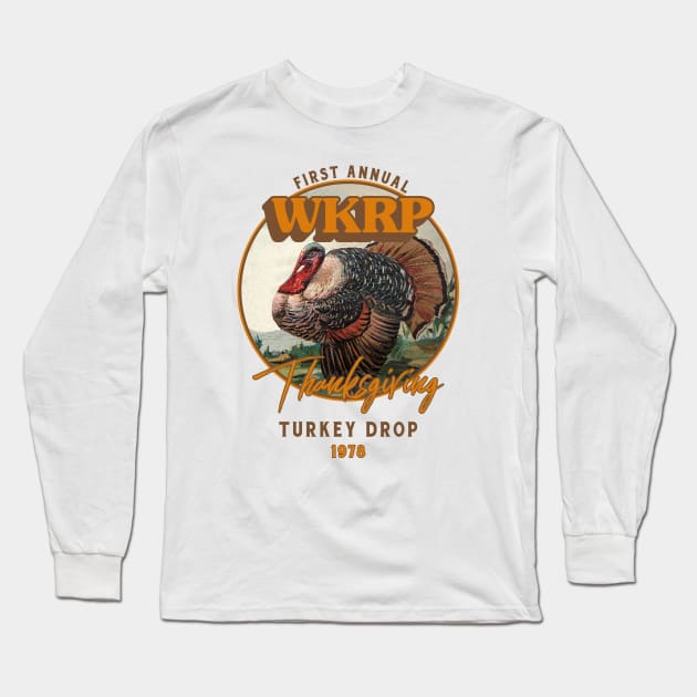 WKRP Turkey Long Sleeve T-Shirt by nidspag